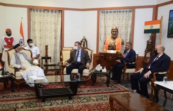 Dr. Haval Abubaker, Governor of Sulaymaniyah visited India under ICCR's Distinguished Visitors Programme (DVP) from 11-21 April. During his visit to Mumbai, he met with Hon. Governor of Maharashtra Shri Bhagat Singh Koshyari on 20 April